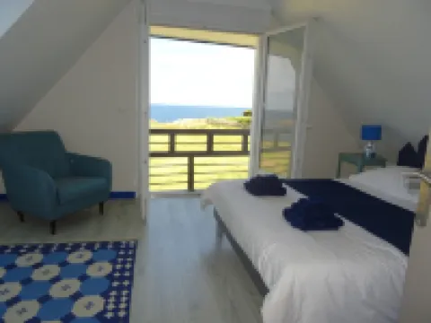 Maison vue mer côte sauvage pointe de la Torche