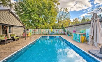 Boat Dock & Backyard: 'Rock River Retreat'