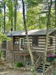 Peaceful, extremely clean Treehouse  cottage 10 min. from National Park entrance