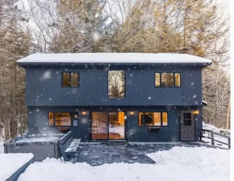 The Quechee Haus: VT Retreat with Outdoor Hot Tub