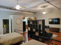 Renovated schoolhouse loft