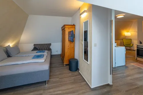 Fantastic vacation apartment with balcony, water view/access, 5 min. from the center. City harbor