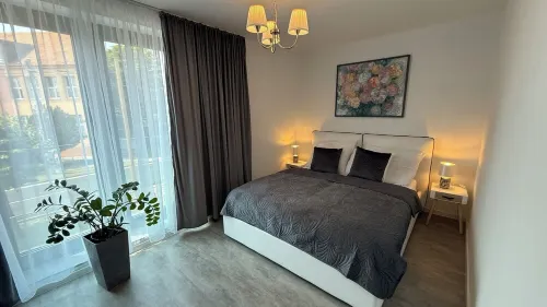 Charming 2-bedroom family-friendly apartment with WiFi and AC in Senec Hotel a Senec