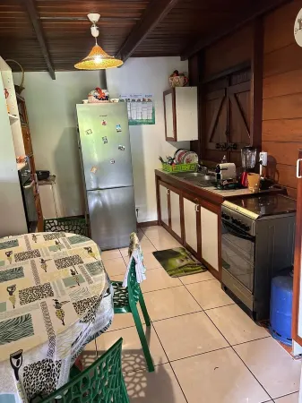 Wooden villa in the countryside with Creole garden ideal for couples