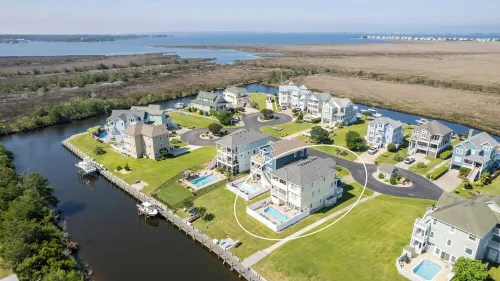 Stunning Views! 5 bed 5.5 bath w/ rec room & pool! Great location~Roanoke Island