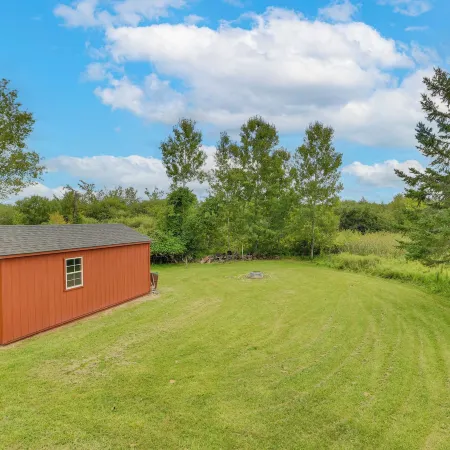 Enjoy Fall at George Lake: Cabin w/ Fire Pit