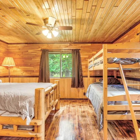 Peaceful Long Lake Cabin w/ Dock & Fire Pit!