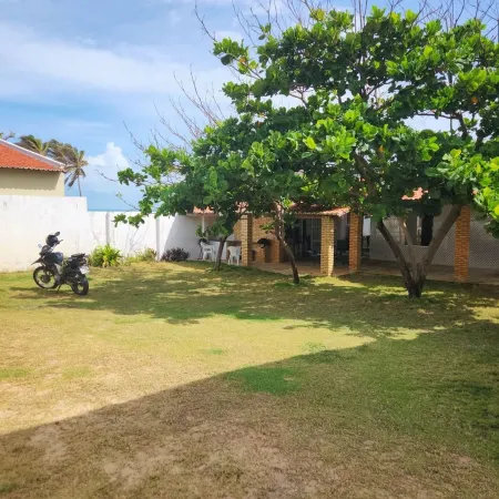 Casa P na Areia com Piscina e Ar em Morro Branco