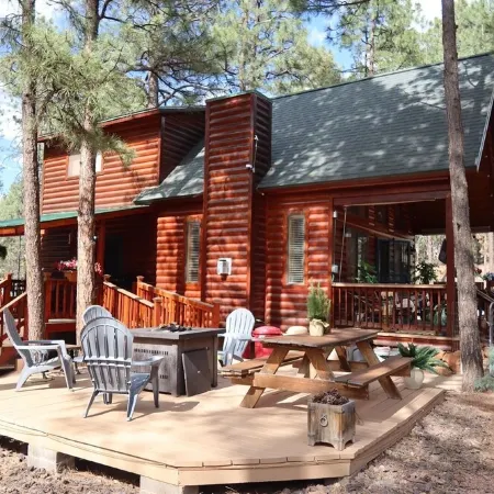 Life is better in a cabin.