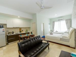 Pangsapuri 515 m² dengan 2 bilik tidur dan 2 bilik mandi peribadi di Melaka Raya