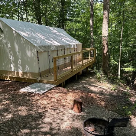 Valley Overlook, Peninsula, Ohio - Glamping Tent with Outdoor Deck, S2