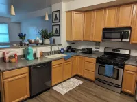 New Construction 3-bedroom townhome 3 queen beds with central AC and WiFi