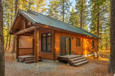 Alpine Woods cabin close to trails, ski in/out