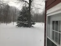 Cozy Little Red Lodge in Michigan’s Upper Peninsula