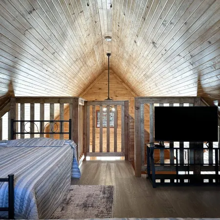 Cabin on Dairy Farm - Near Ark - Feed Grain to Calves and Goats