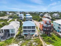 3 Bed/2.5 Bath North Cape San Blas Beach Front Home - Steps to the Ocean!! - Balcony