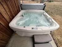 ATV UTV TRAILS peaceful farmhouse cabin HIKING dog friendly HOT TUB & FIREPIT