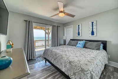 Charm Getaway - Oceanfront family home in a quiet stretch of Surf City ! Hotels near Topsail Beach fishing pier