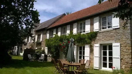Traditional Normandy Stone  made country house at seaside