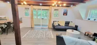 Stylish Magazine-Worthy A-frame w/ Hot tub, Firepit, Game Rm in East Stroudsburg