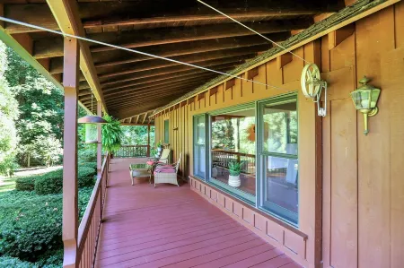 Large Home on 18 Acres of Private Woods with a Hot Tub