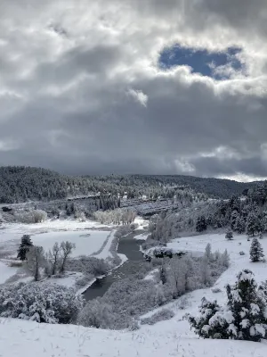 Magical Riverside Retreat on 450 Private Acres