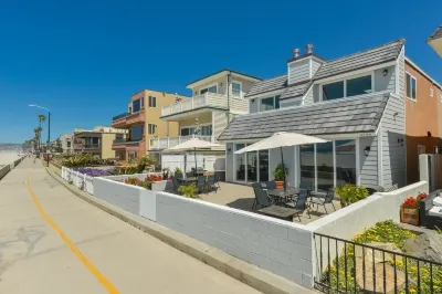 Oceanfront South Mission Beach Vacation Rental on the Sand 2737