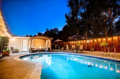 Home near Calistoga w/ heated pool & hot tub