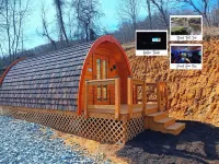 Ridgetop Retreat Cabin at Highland Hideaways - Arcade & Drive-in Theater