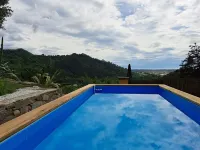 A Terrace Overlooking the Sea and the Hills of Versilia - Villaer