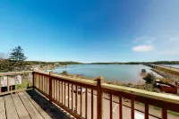 Riverfront condo w/ deck overlooking the water - steps to dining & shopping Hotels near North Of The Border