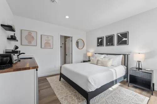Semi-Private Patio and Outdoor Area - Stylish Coastal Retreat Hotels in Oceanside