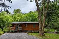 Rustic Creekside Cabin with Hot Tub, Fire Pit, WiFi Hôtels à : Comte de Fannin