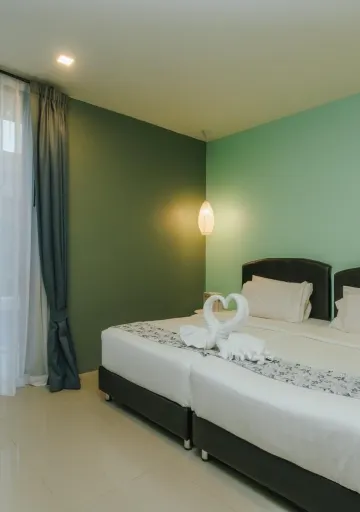 ห้องสแตนดาร์ด เตียงใหญ่หรือเตียงแฝด