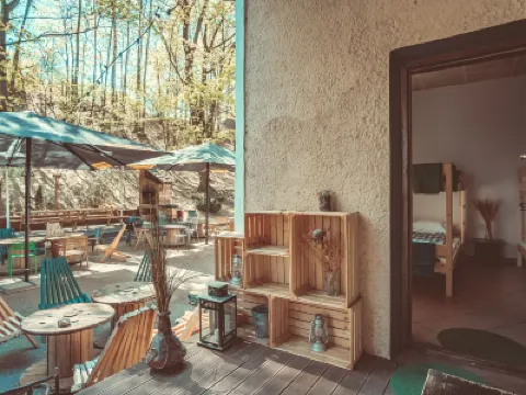 Downtown Forest Hostel & Camping Hotels near Vilnius International Airport