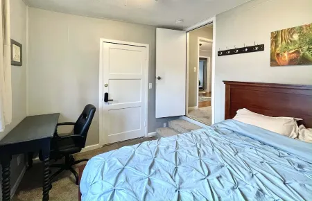 Central location, spacious bedrooms, long term stay, and pet friendly!