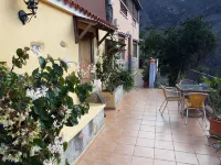 small house but a great atmosphere outside