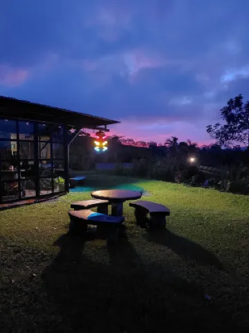 Sitting on stilts, Stuido Wow has spectacular volcano, lake & rain forest views!