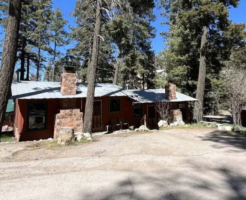 Bigfoot's Bunkhouse! Cozy Cabin, Cool Breeze Dogs Welcome! 45 min to white sands