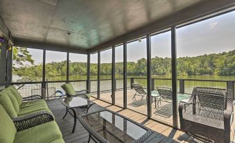 Lakefront Jacksons' Gap Home w/ Deck, Dock & Views