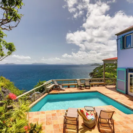 St Thomas Cliffside Villa with Pool and Hot Tub!