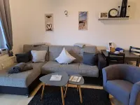 Small apartment in Dornumersiel with glazed balcony House Spieckeroog Hotels in Dornumersiel