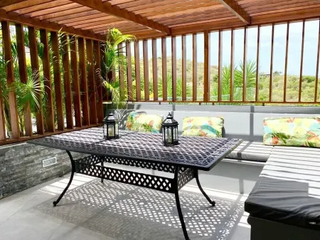 Two bedroom two bathroom stylish newly constructed ocean view with private pool.