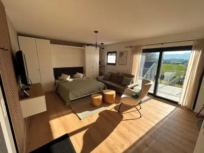 Loft Tower Sisseln | New Build Apartment | Scenic Views | Modern Design のホテル