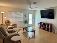 Private Heated in-Ground Pool Oasis with Golf Cart in Rio Grande!