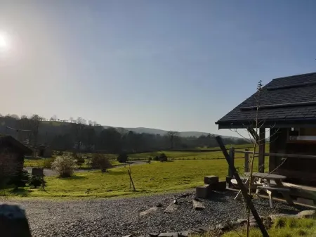 Chalet Bela with garden views