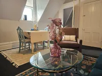 Birdsong Boho- an enchanting space blending Victorian elegance w/ bohemian flair