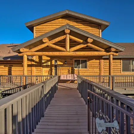 Mtn-View Gem w/ Fire Pit & Deck in Payson