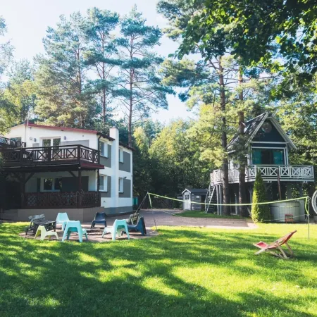 House by Lake Stare Czaple with Sauna Отели в г. Стенжица