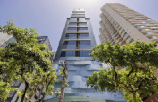 Stay Home Luxo | 1Min Praia Gonzaga | Rooftop, Piscina, Sauna & Gym